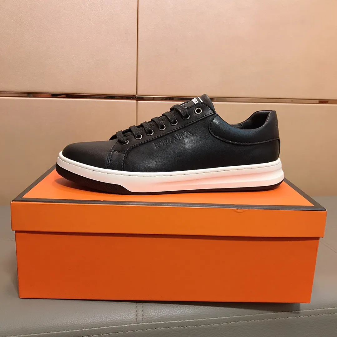 Ex-factory price 360🕷️🕷️【PRADA】Prada's new men's fashionable sports and casual shoes🇨🇳High-end boutique💯Exquisite details, cowhide upper, pigskin lining,🌶🌶original lightweight, wear-resistant and non-slip original outsole, comfortable to wear🎋Classic craftsmanship, fine workmanship, worth owning Code number: 38-44